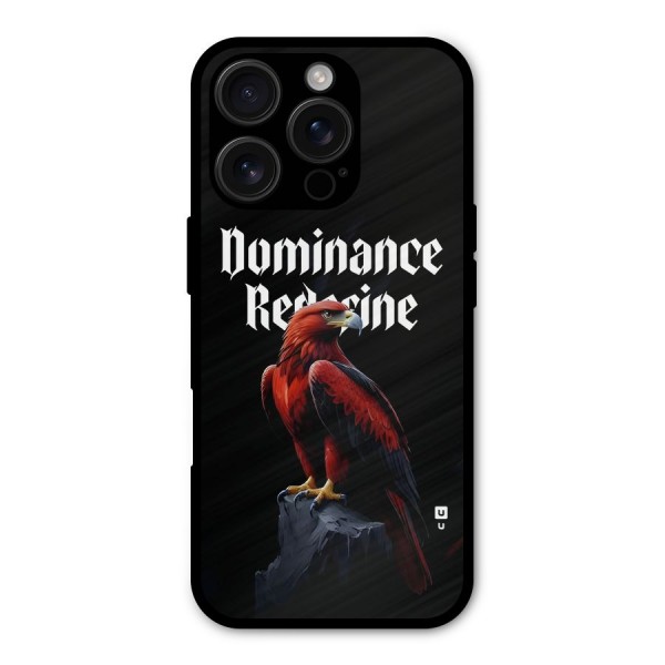 Dominance Eagle Metal Back Case for iPhone 16 Pro
