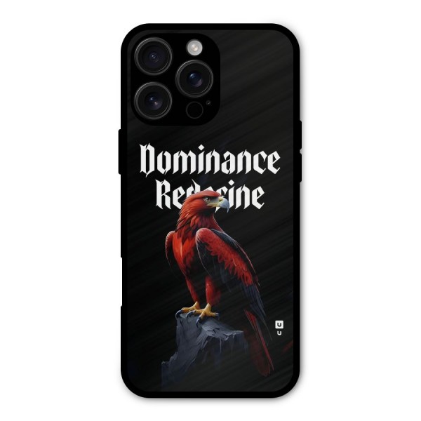 Dominance Eagle Metal Back Case for iPhone 16 Pro Max