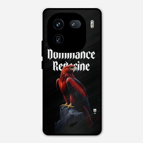 Dominance Eagle Metal Back Case for iQOO 12