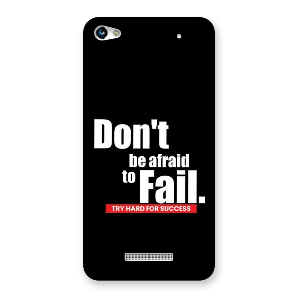 Dont Be Afriad Back Case for Canvas Hue 2 A316