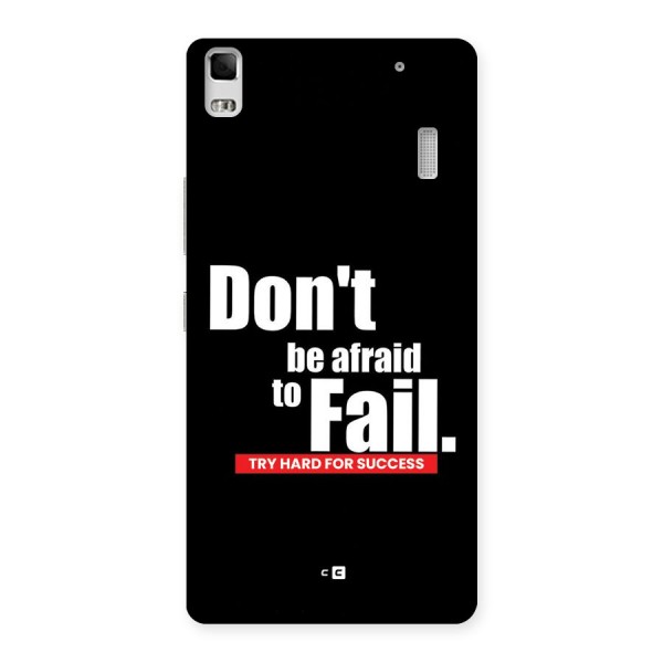 Dont Be Afriad Back Case for Lenovo K3 Note