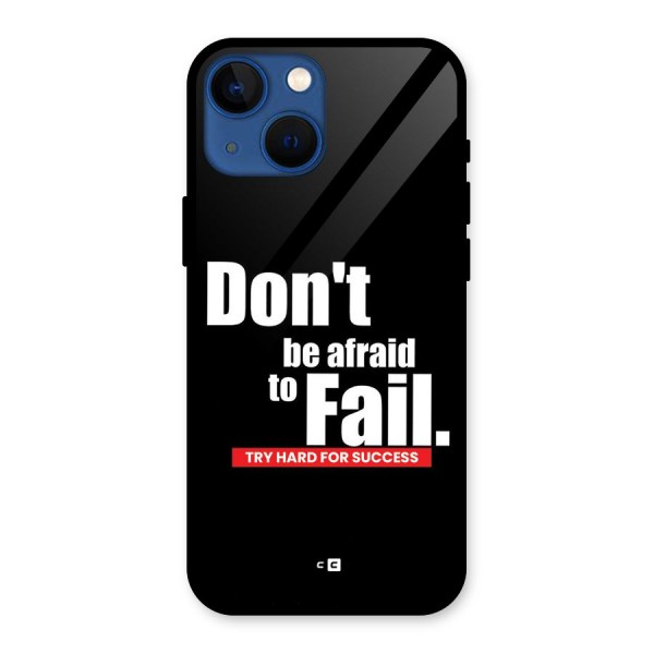 Dont Be Afriad Glass Back Case for iPhone 13 Mini