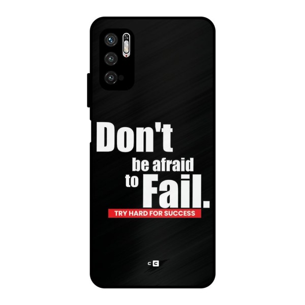 Dont Be Afriad Metal Back Case for Poco M3 Pro 5G