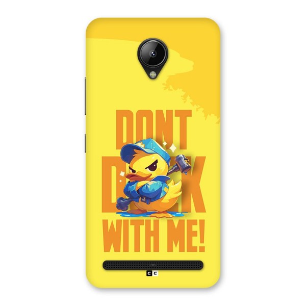 Dont Duck With Me Back Case for Lenovo C2