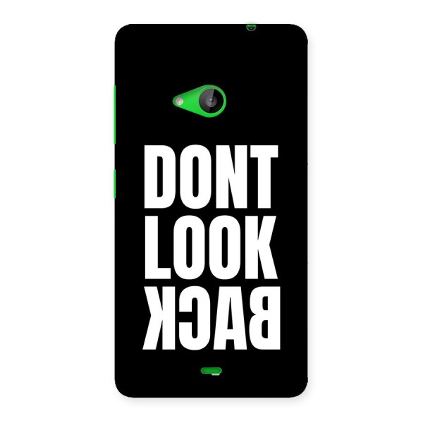 Dont Look Back Back Case for Lumia 535