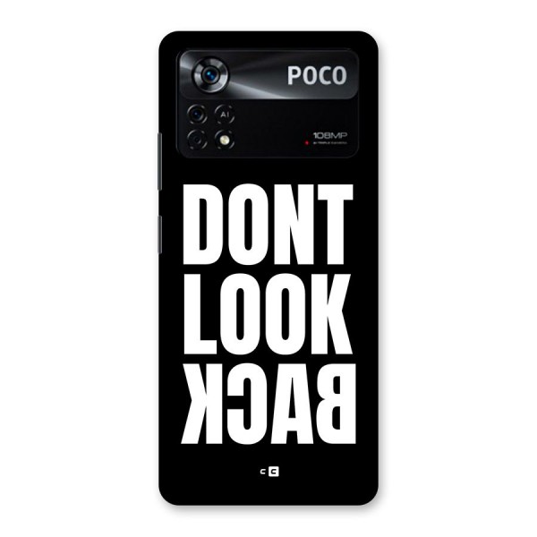 Dont Look Back Back Case for Poco X4 Pro 5G