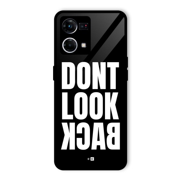 Dont Look Back Glass Back Case for Oppo F21s Pro 4G