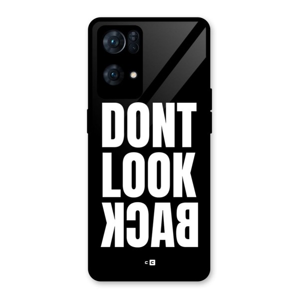 Dont Look Back Glass Back Case for Oppo Reno7 Pro 5G