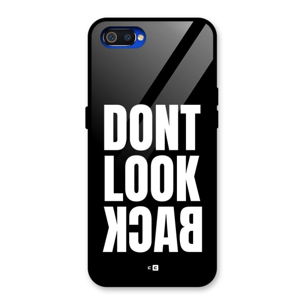 Dont Look Back Glass Back Case for Realme C2