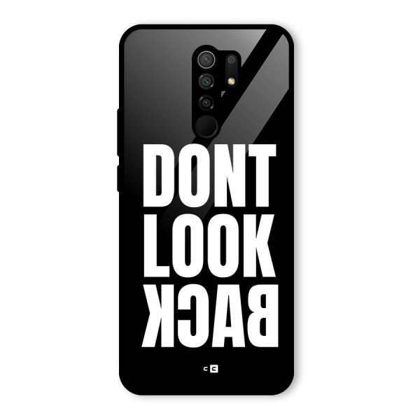 Dont Look Back Glass Back Case for Redmi 9 Prime