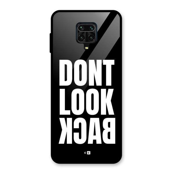 Dont Look Back Glass Back Case for Redmi Note 9 Pro Max