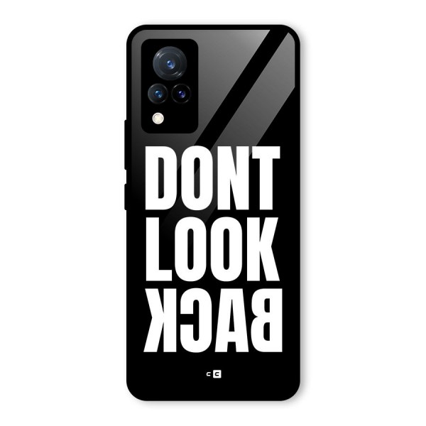 Dont Look Back Glass Back Case for Vivo V21 5G