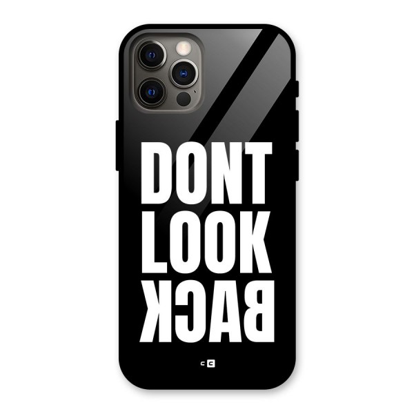 Dont Look Back Glass Back Case for iPhone 12 Pro
