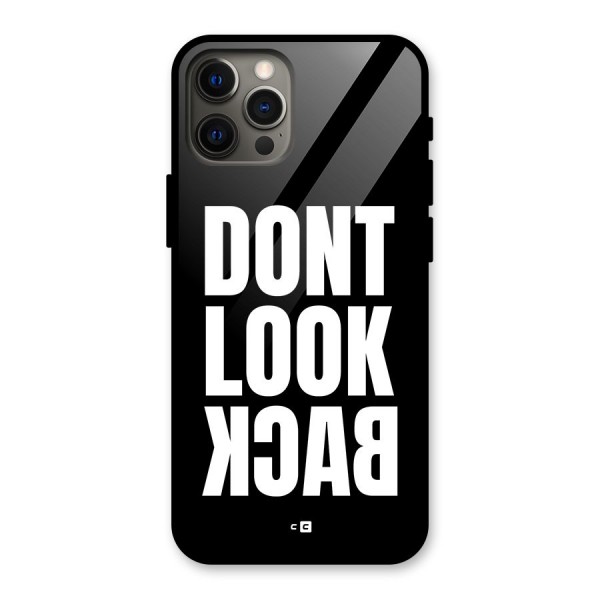Dont Look Back Glass Back Case for iPhone 12 Pro Max