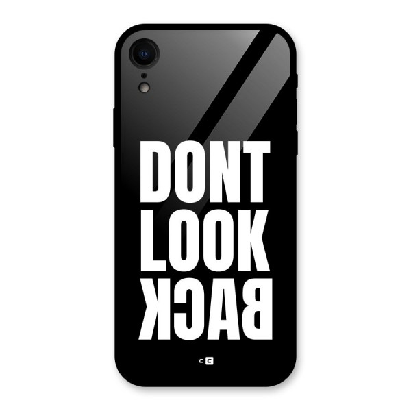 Dont Look Back Glass Back Case for iPhone XR