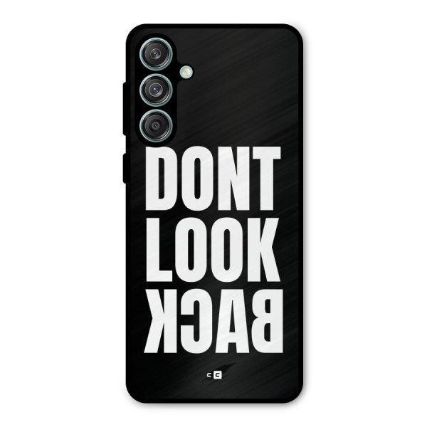 Dont Look Back Metal Back Case for Galaxy M55 5G