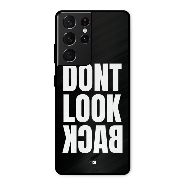 Dont Look Back Metal Back Case for Galaxy S21 Ultra 5G