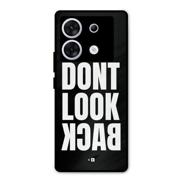 Dont Look Back Metal Back Case for Infinix Zero 30 5G