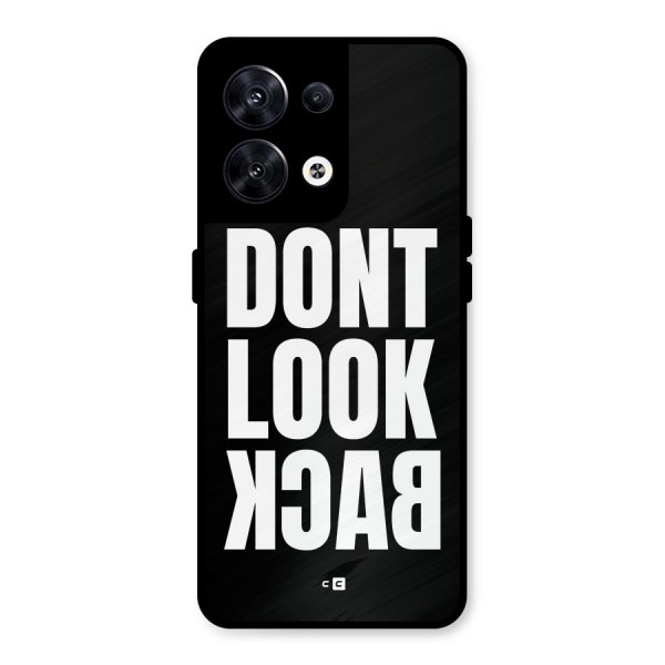 Dont Look Back Metal Back Case for Oppo Reno8 5G