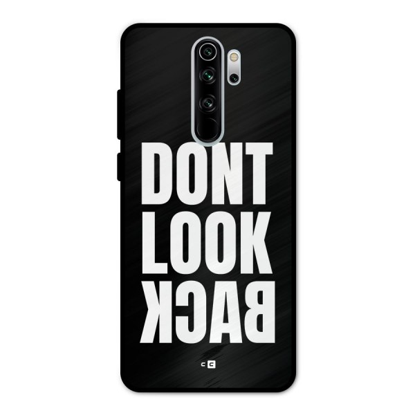 Dont Look Back Metal Back Case for Redmi Note 8 Pro