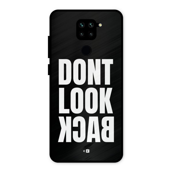 Dont Look Back Metal Back Case for Redmi Note 9