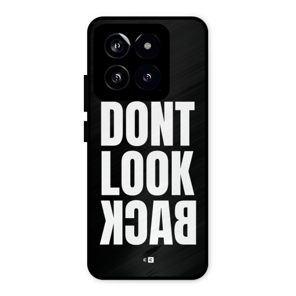 Dont Look Back Metal Back Case for Xiaomi 14