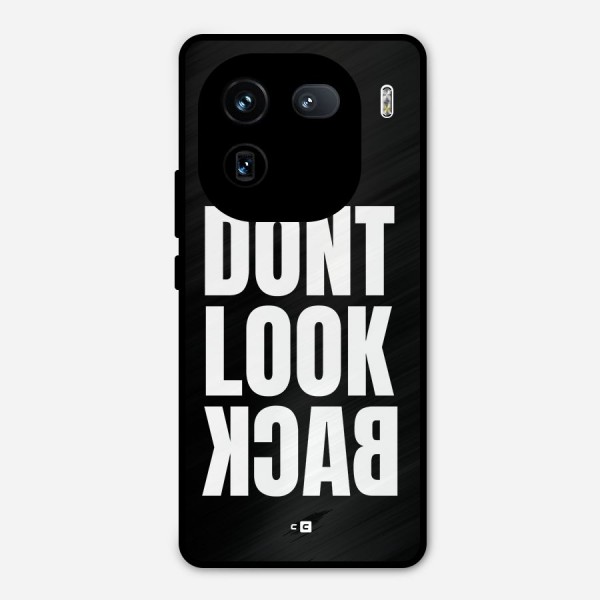Dont Look Back Metal Back Case for iQOO 12