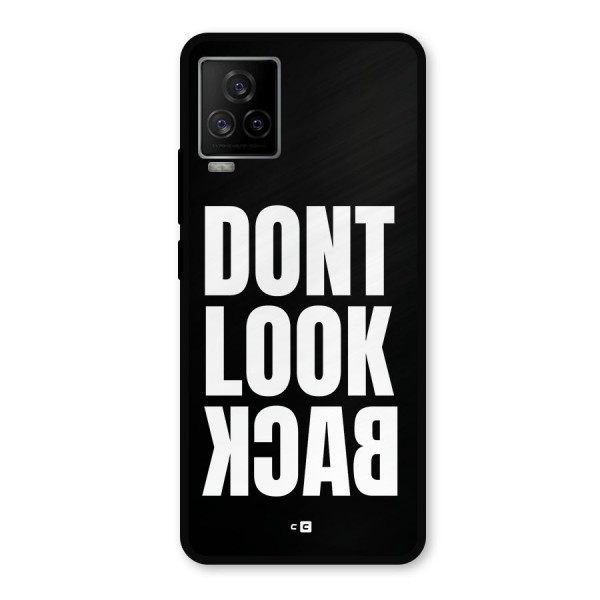 Dont Look Back Metal Back Case for iQOO 7 Legend 5G