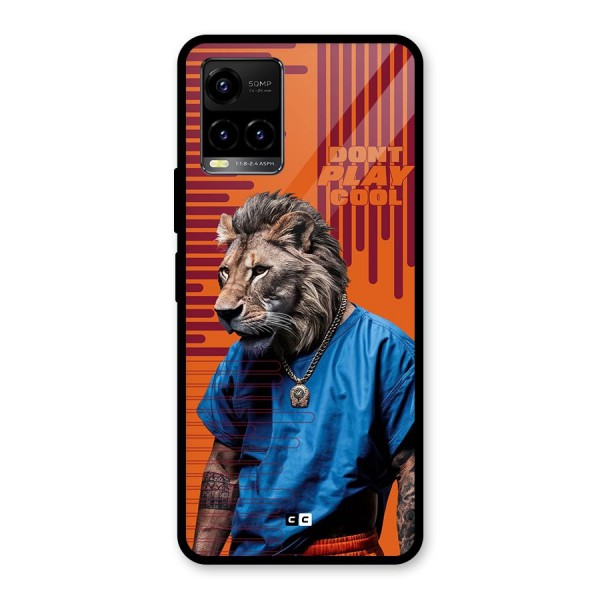 Dont Play Cool Glass Back Case for Vivo Y33s