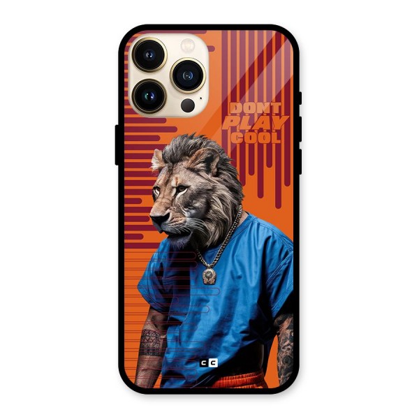 Dont Play Cool Glass Back Case for iPhone 13 Pro Max
