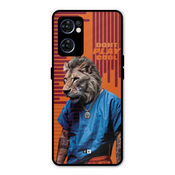 Dont Play Cool Metal Back Case for Oppo Reno7 5G