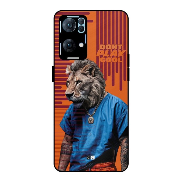Dont Play Cool Metal Back Case for Oppo Reno7 Pro 5G