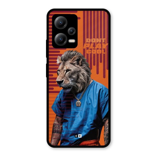 Dont Play Cool Metal Back Case for Poco X5