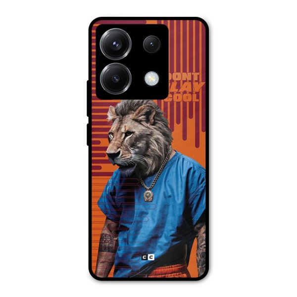 Dont Play Cool Metal Back Case for Poco X6