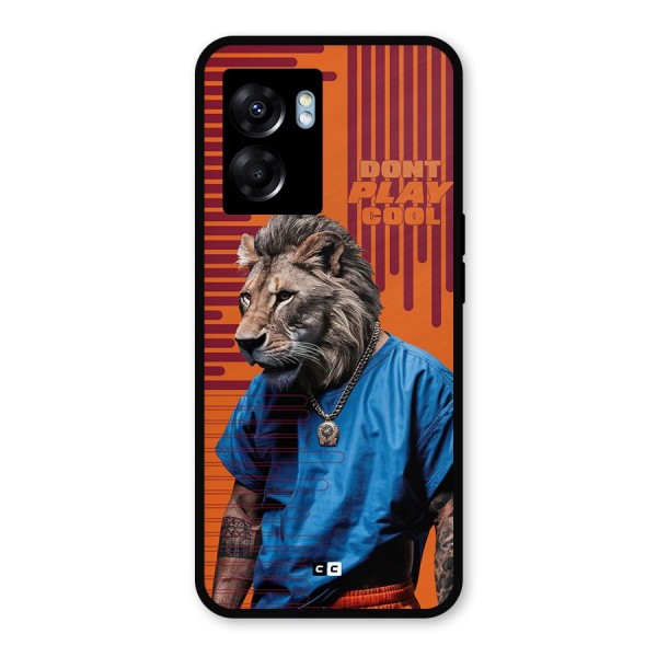 Dont Play Cool Metal Back Case for Realme Narzo 50 5G