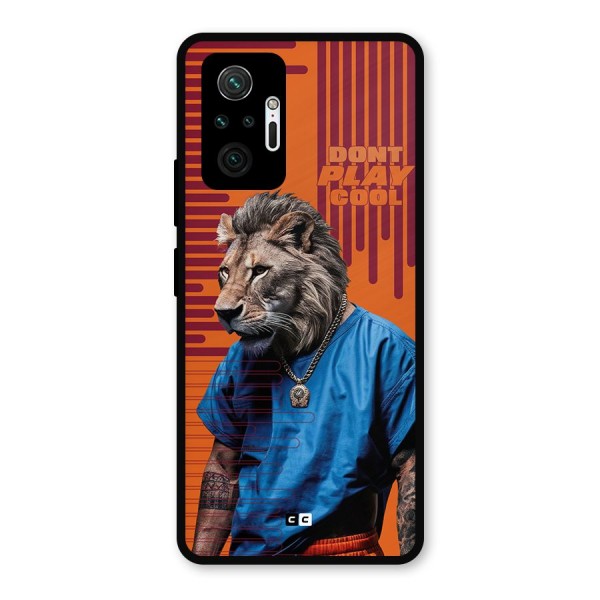 Dont Play Cool Metal Back Case for Redmi Note 10 Pro