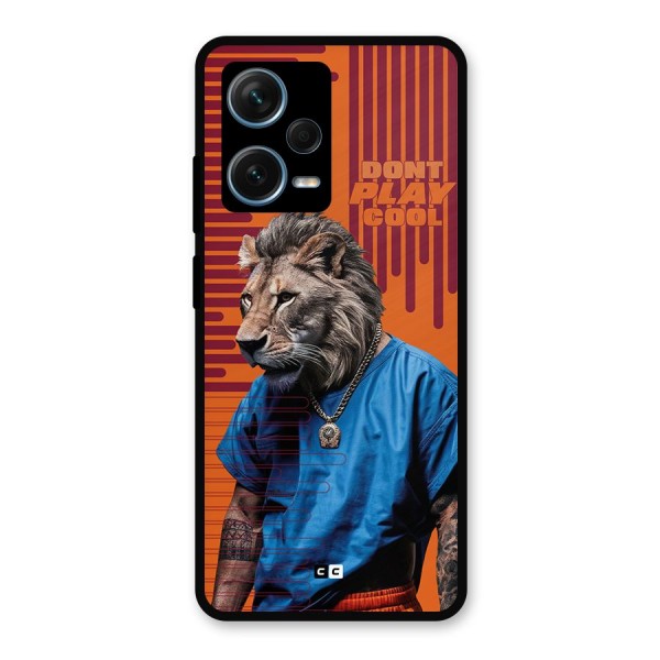 Dont Play Cool Metal Back Case for Redmi Note 12 Pro Plus 5G