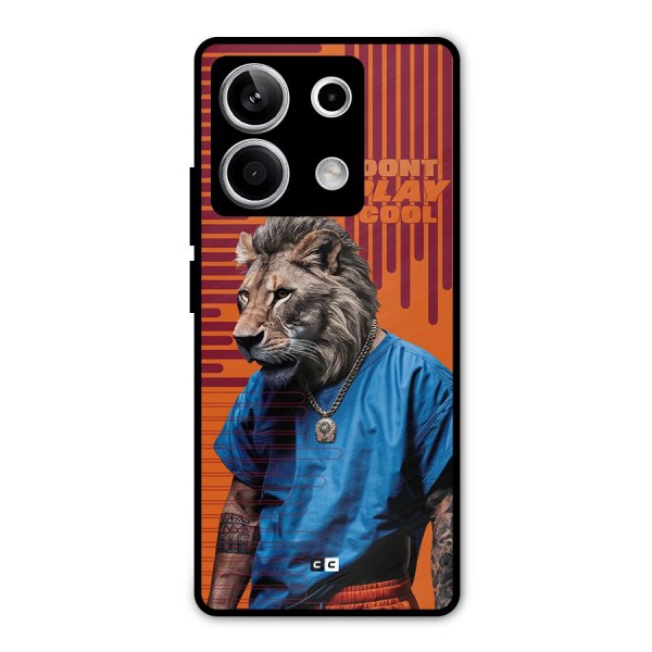 Dont Play Cool Metal Back Case for Redmi Note 13 5G