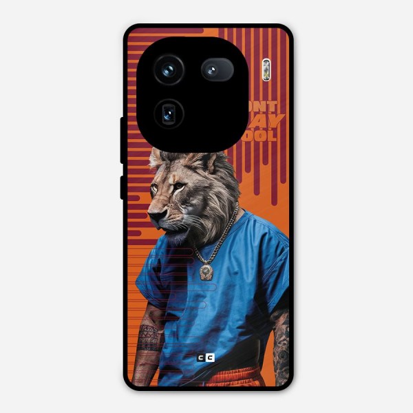 Dont Play Cool Metal Back Case for iQOO 12