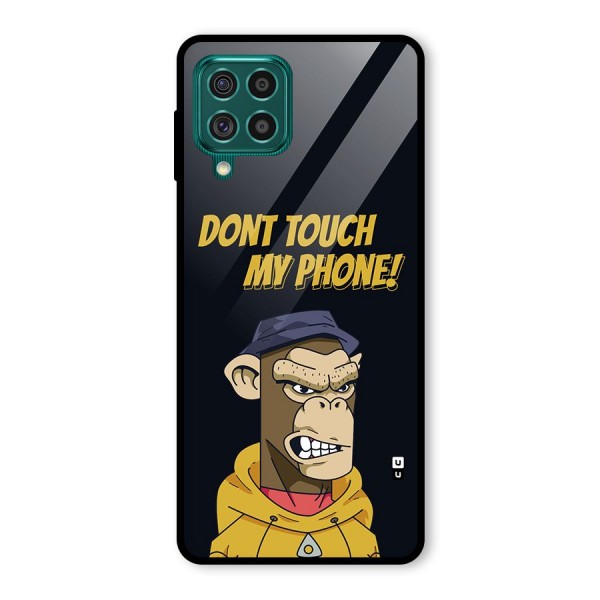 Dont Touch My Phone Glass Back Case for Galaxy F62