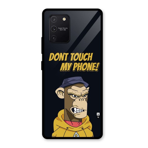 Dont Touch My Phone Glass Back Case for Galaxy S10 Lite