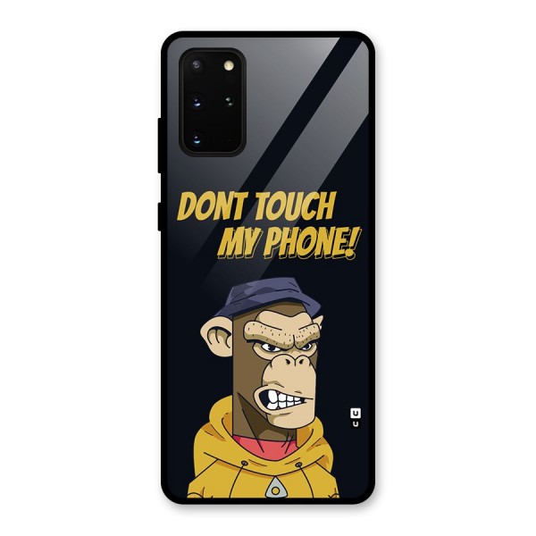Dont Touch My Phone Glass Back Case for Galaxy S20 Plus