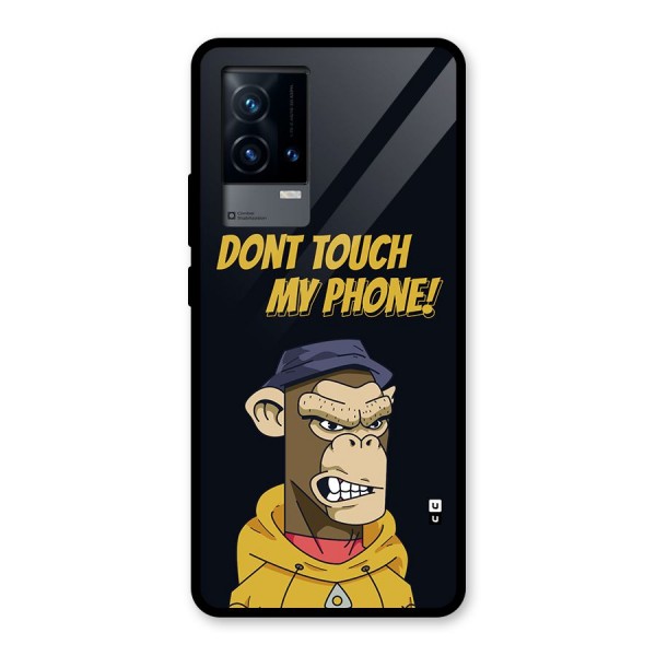 Dont Touch My Phone Glass Back Case for iQOO 9 5G