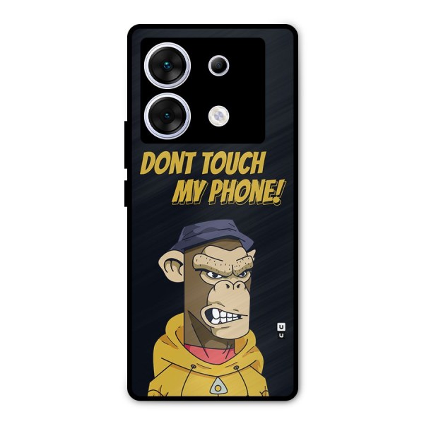 Dont Touch My Phone Metal Back Case for Infinix Zero 30 5G