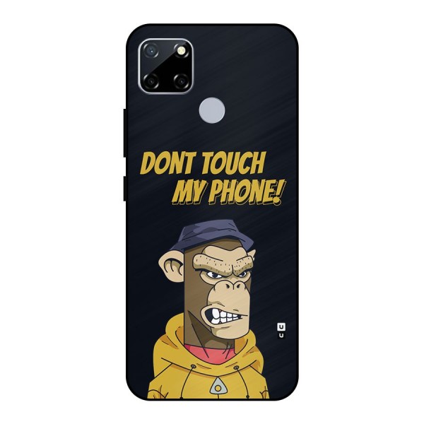 Dont Touch My Phone Metal Back Case for Realme Narzo 30A