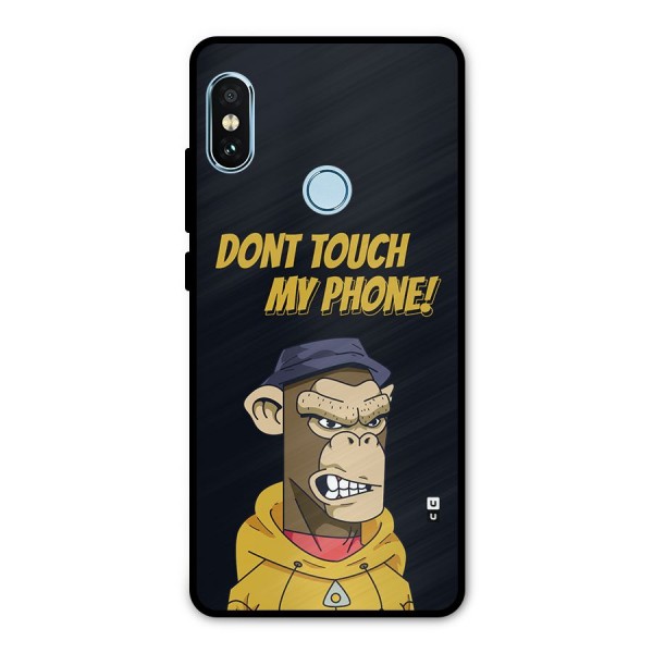 Dont Touch My Phone Metal Back Case for Redmi Note 5 Pro