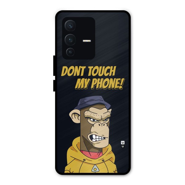 Dont Touch My Phone Metal Back Case for Vivo V23 Pro