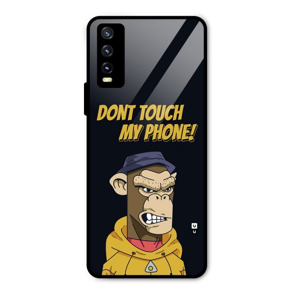 Dont Touch My Phone Metal Back Case for Vivo Y20i