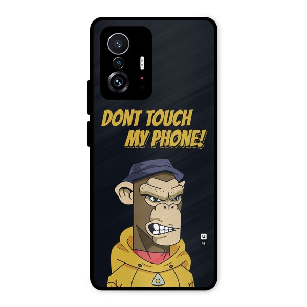 Dont Touch My Phone Metal Back Case for Xiaomi 11T Pro