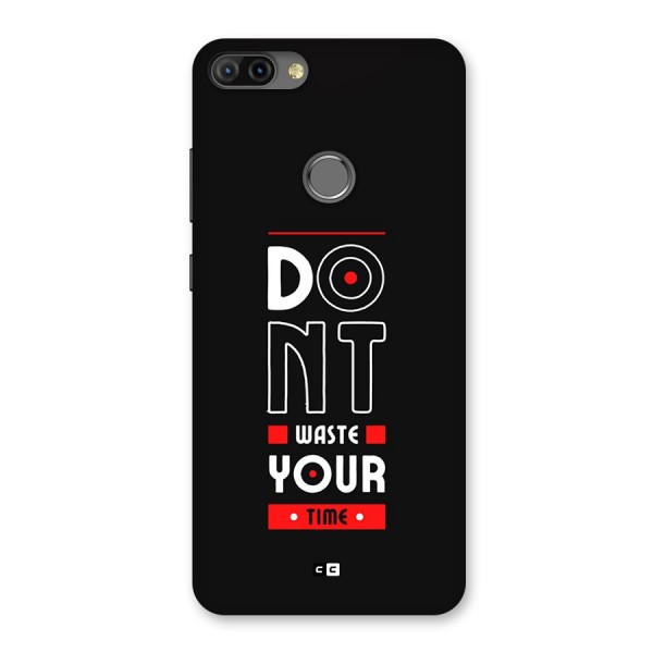 Dont Waste Time Back Case for Infinix Hot 6 Pro